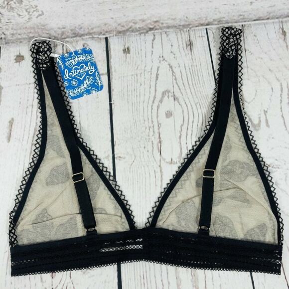 Free People Intimately XS Alia Bralette Floral Lace Bundle of 2 - Picture 5 of 11